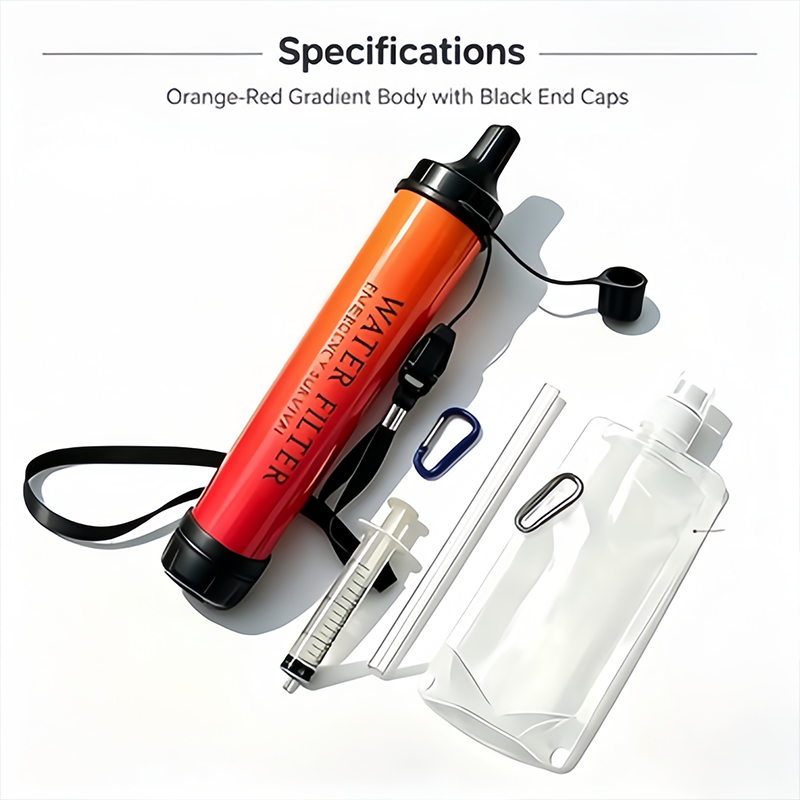 Water Purification Straw - Canudo Filtrante de Água Portátil de