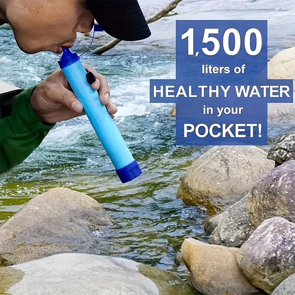 Water Purification Straw - Canudo portátil para purificação de água,