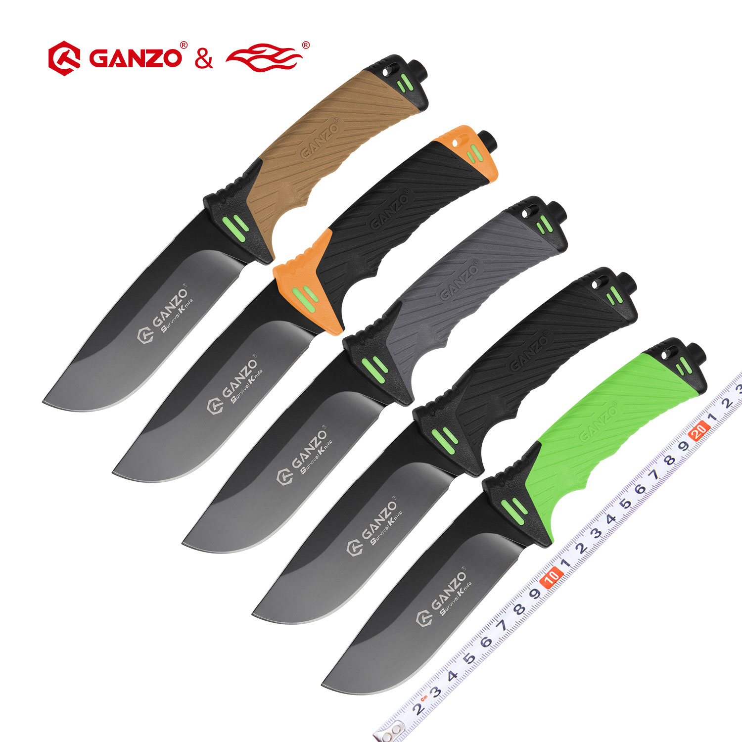 Faca Ganzo G8012 com Lâmina Fi - Bushcraft Knife Fixed avaliação e preço