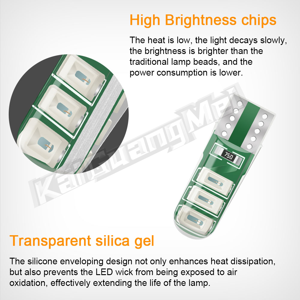 2/10 pçs t10 w5w led luz canbu - Sos Light Strobe avaliação e preço