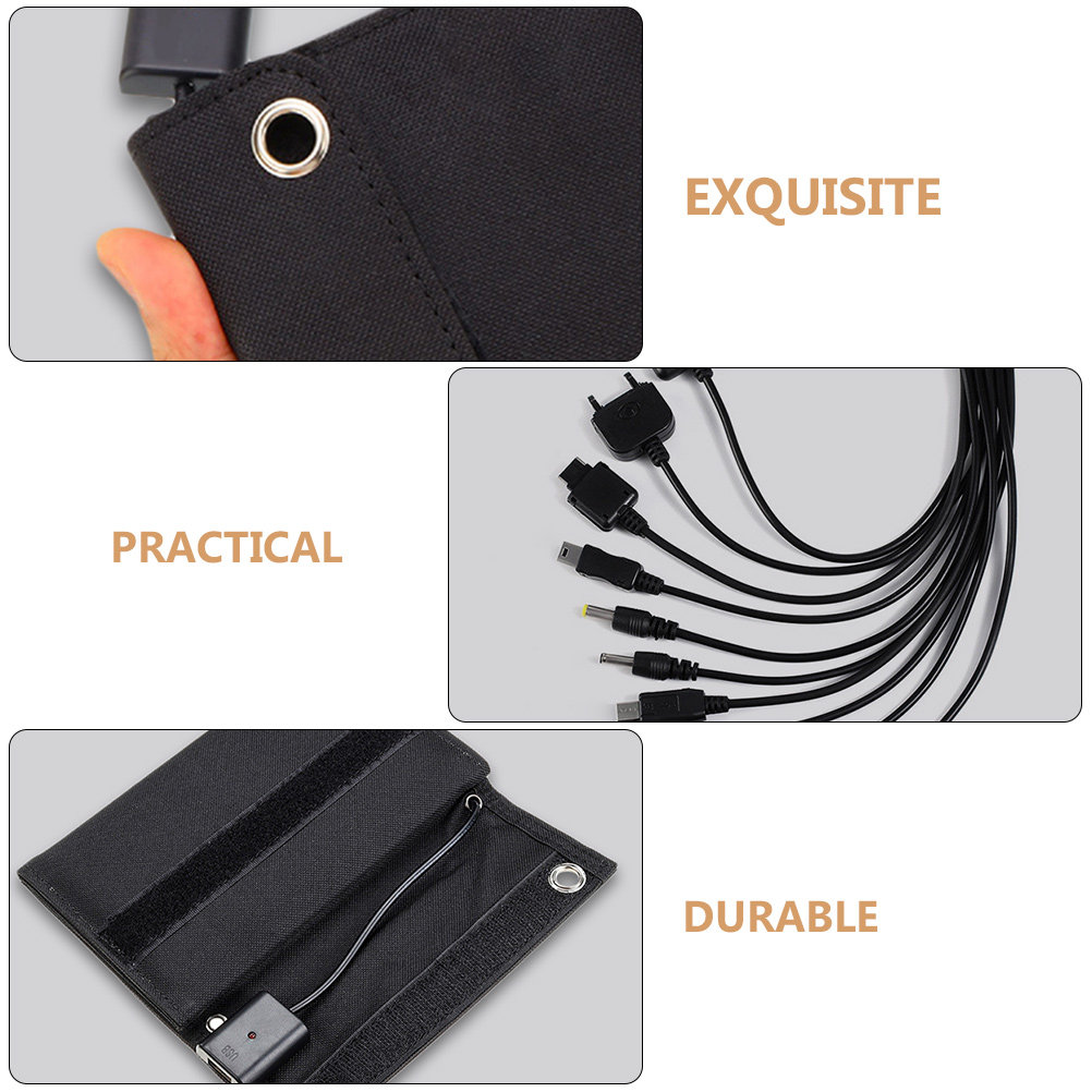 1 conjunto de painel solar por - Solar Emergency Charger avaliação e preço